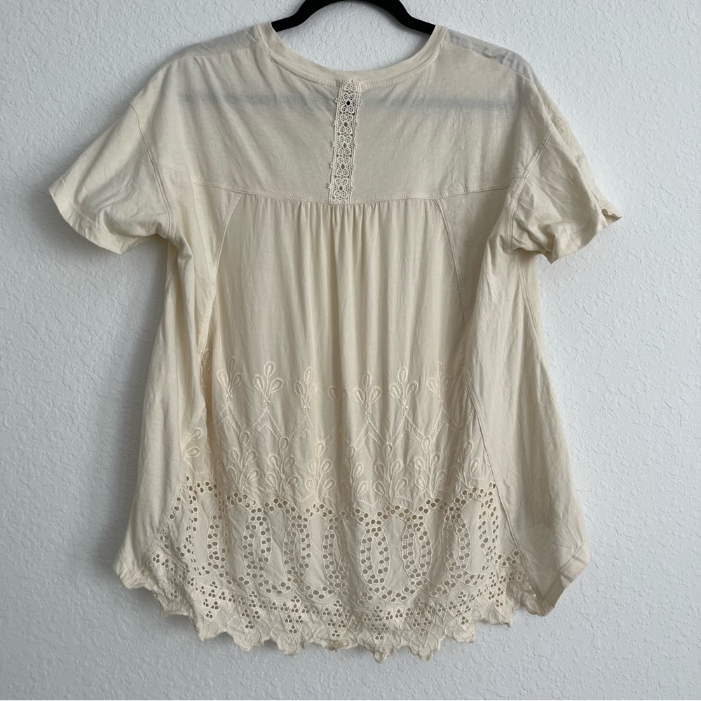 🆕 Anthropologie Eyelet Top - Picture 3 of 7